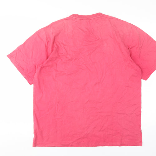 Henri Lloyd Men's Pink XL Crew Neck T-Shirt