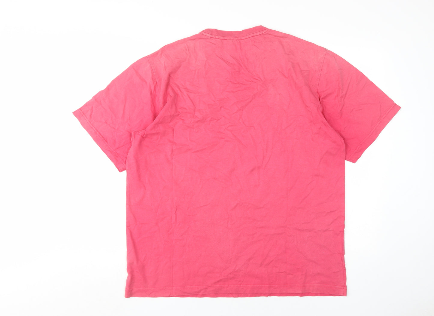 Henri Lloyd Men's Pink XL Crew Neck T-Shirt