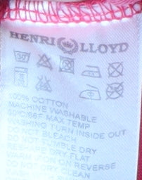 Henri Lloyd Men's Pink XL Crew Neck T-Shirt