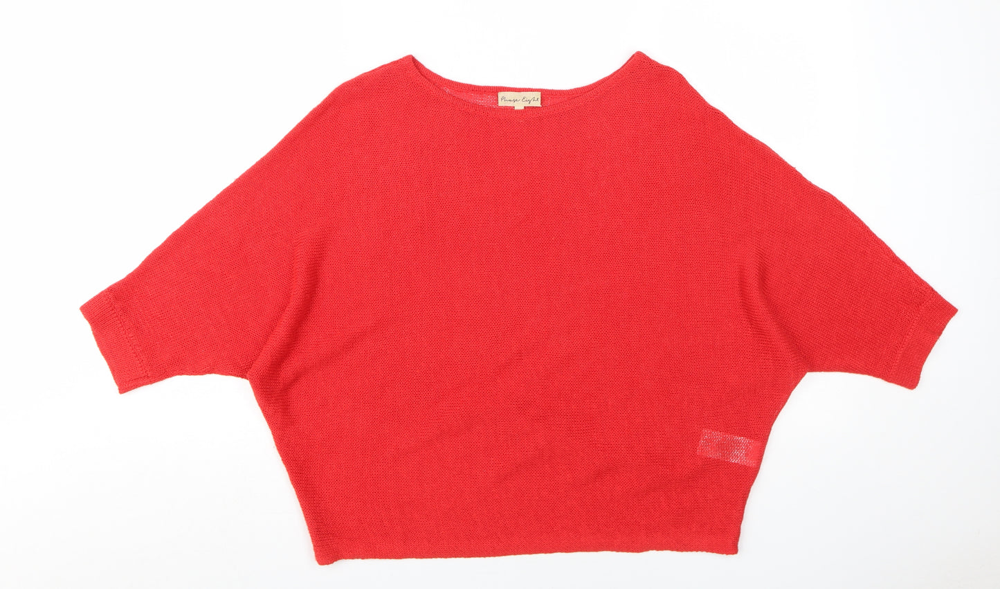 Phase Eight Women's Red Linen Pullover Jumper S