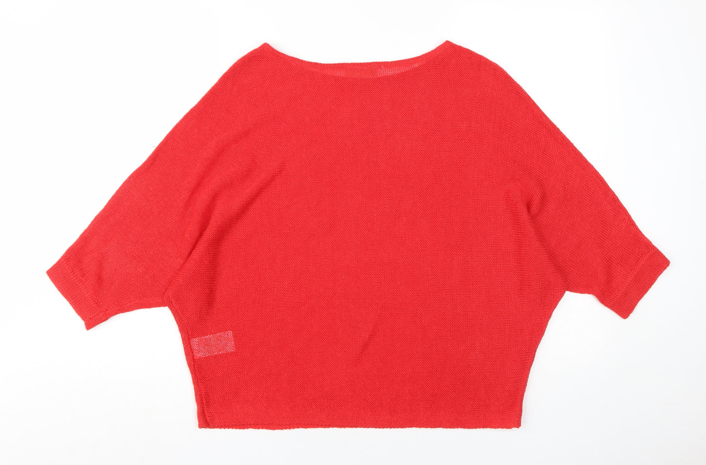 Phase Eight Women's Red Linen Pullover Jumper S