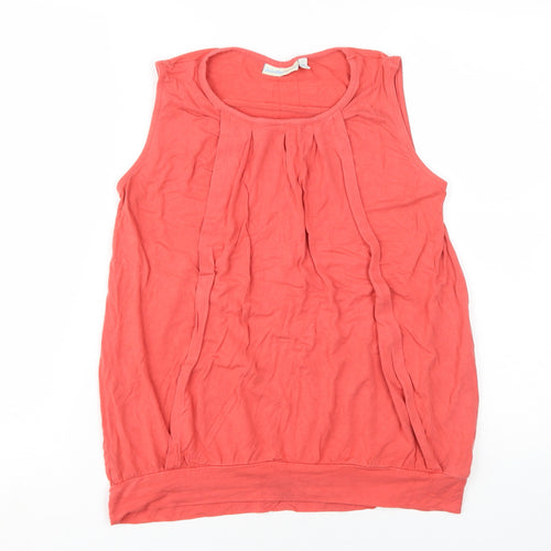 JoJo Maman Bébé Women's Pink Sleeveless Tank Top