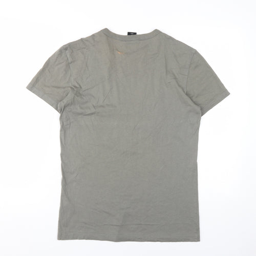 G-Star Raw Men's Grey S Short Sleeve Crew Neck T-Shirt