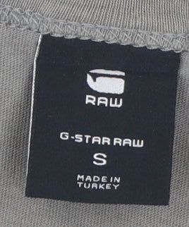 G-Star Raw Men's Grey S Short Sleeve Crew Neck T-Shirt
