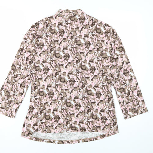 CC Women's Multicoloured Wrap Blouse, Size L