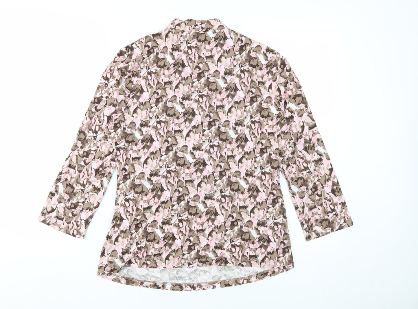 CC Women's Multicoloured Wrap Blouse, Size L