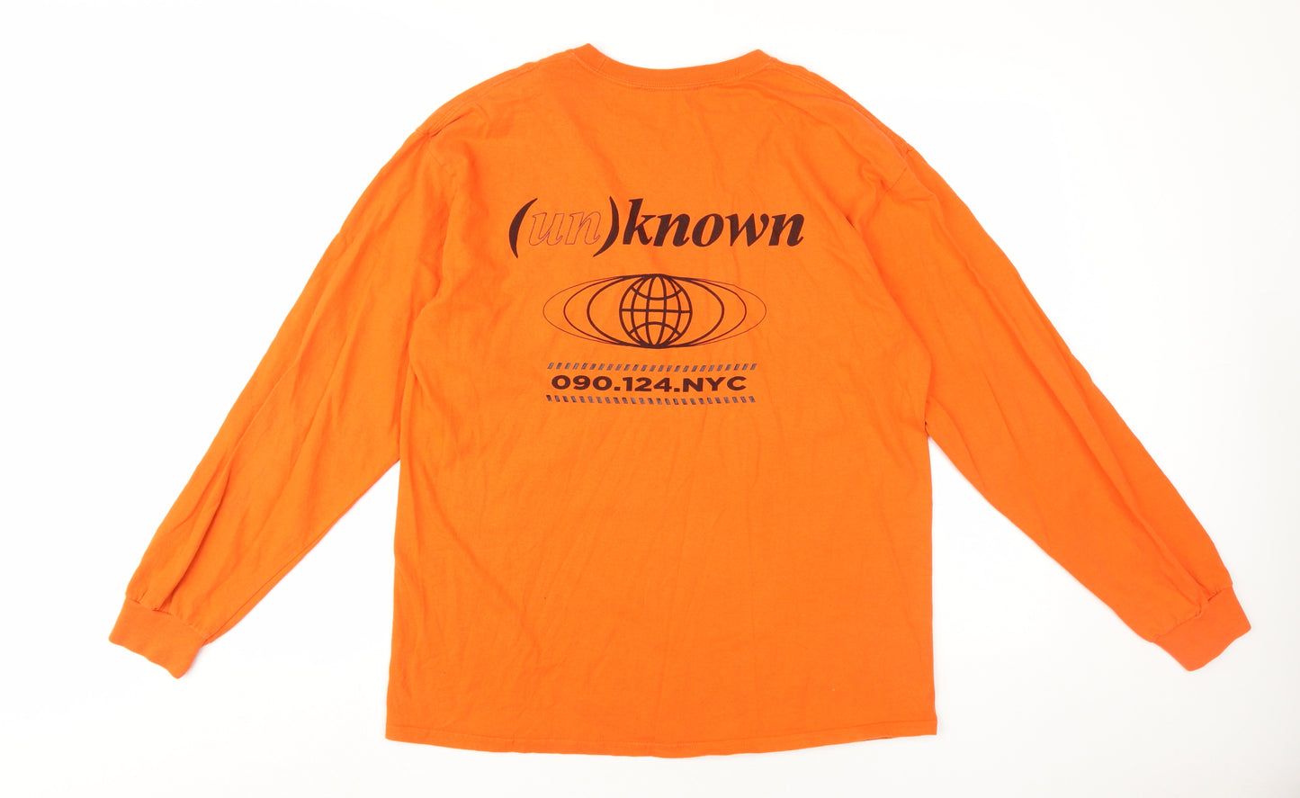 Urban Outfitters Orange Long Sleeve T-Shirt M Unisex