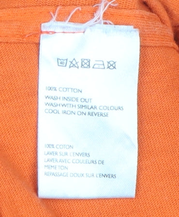 Urban Outfitters Orange Long Sleeve T-Shirt M Unisex