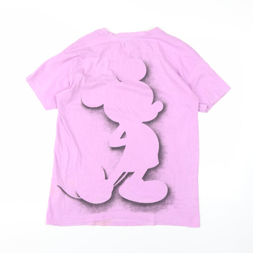 Sinsay Women's Pink XS Mickey Mouse T-Shirt
