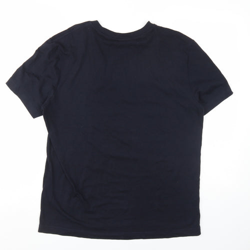 Champion Men's Black Medium Logo T-Shirt