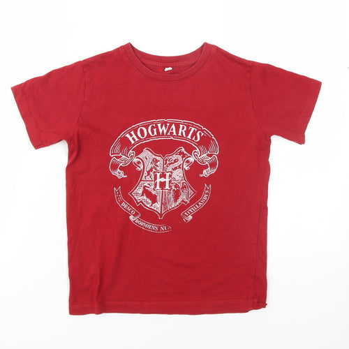 Harry Potter Girls Red Graphic T-Shirt 9-10 Years