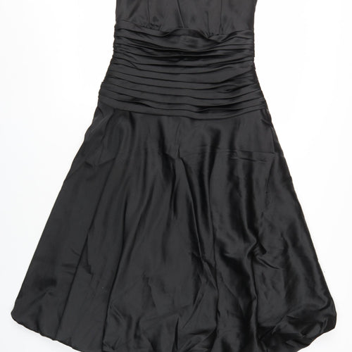 Dessy Collection Women's Black A-Line Dress Size 8
