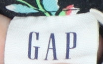 GAP Women's Black Floral Romper, M, Casual