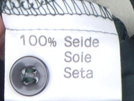 Silk Specialist Women's Black Polka Dot Button-Up Shirt