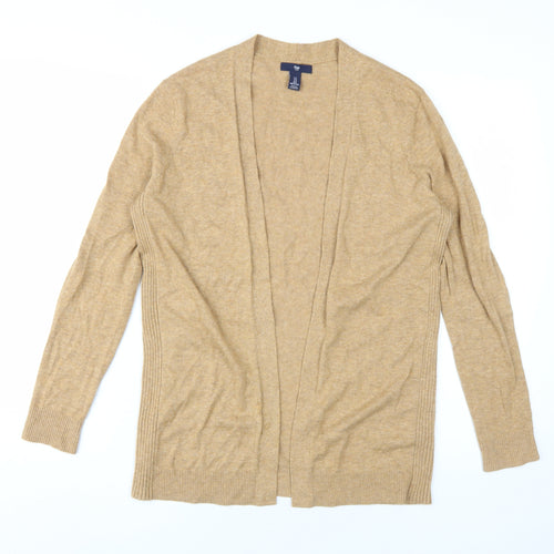 Gap Women's Beige Cardigan Size S Knit Jumper