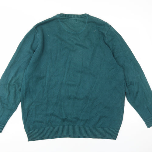 Maine New England Men's Green Pullover Jumper, L