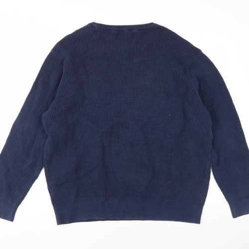 Jasper Conran Men's Blue 2XL Pullover Jumper