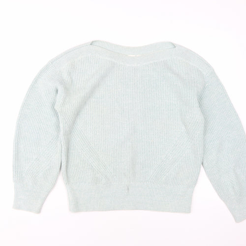 GAP Women's Blue Cotton Pullover Jumper Size L