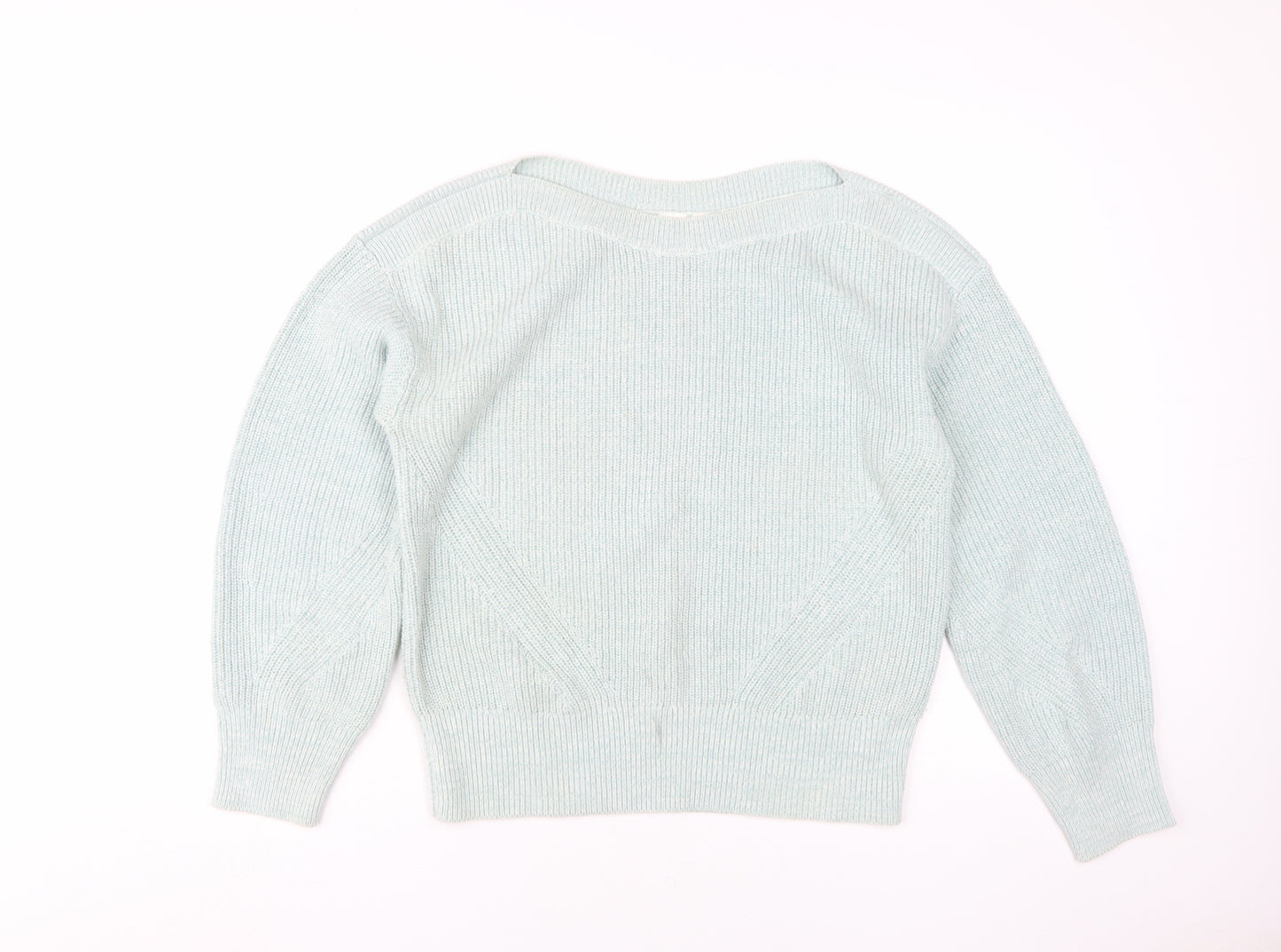 GAP Women's Blue Cotton Pullover Jumper Size L