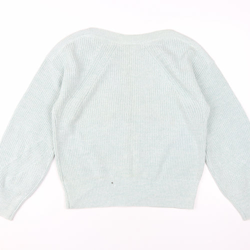 GAP Women's Blue Cotton Pullover Jumper Size L