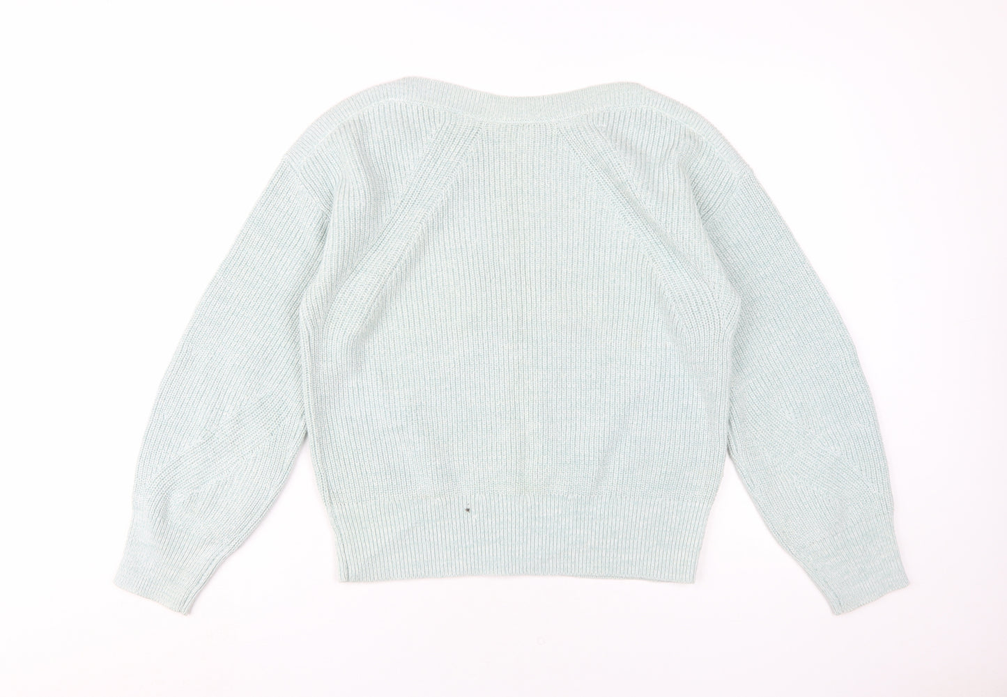 GAP Women's Blue Cotton Pullover Jumper Size L