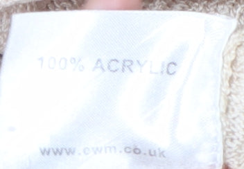 Honor Millburn Women's Beige Cable Knit Pullover Jumper M