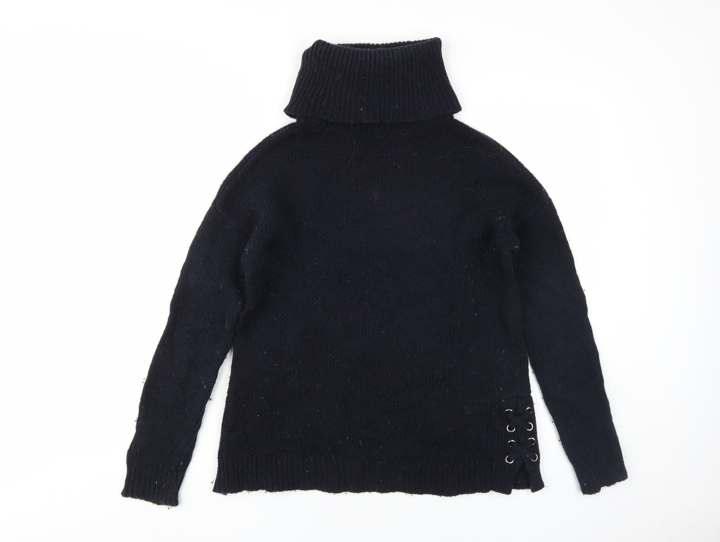 Mint Velvet Women's Black Roll Neck Jumper Size 12