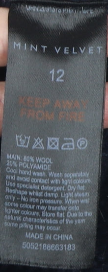 Mint Velvet Women's Black Roll Neck Jumper Size 12