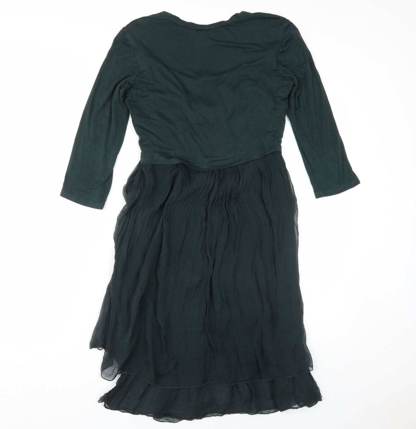 Phase Eight Women's Green Midi A-Line Dress, Size S