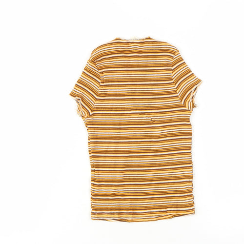 Urban Outfitters Women's Striped T-Shirt, Small, Multicoloured