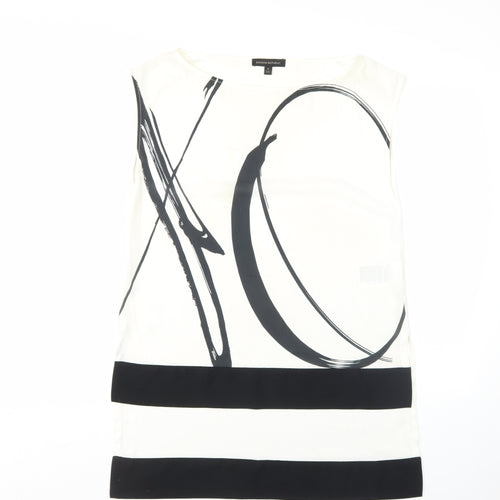 Banana Republic Women’s Black & White Sleeveless Blouse