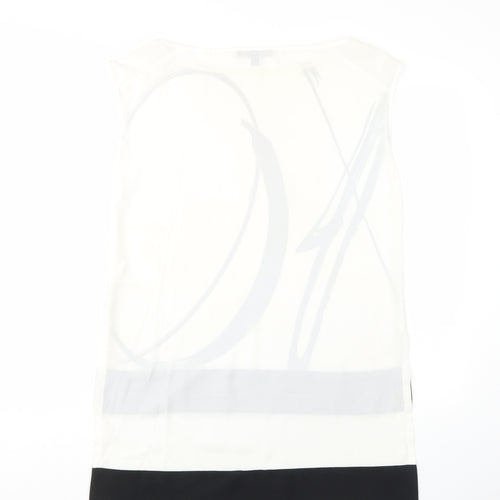 Banana Republic Women’s Black & White Sleeveless Blouse
