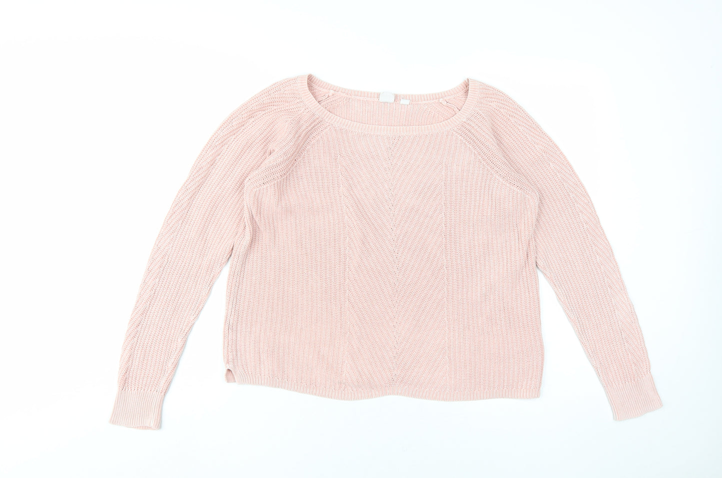 GAP Women's Pink Cotton Pullover Jumper, Size S