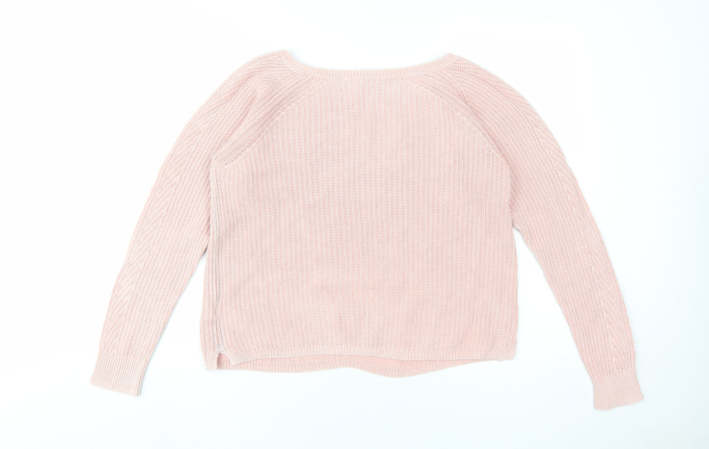 GAP Women's Pink Cotton Pullover Jumper, Size S