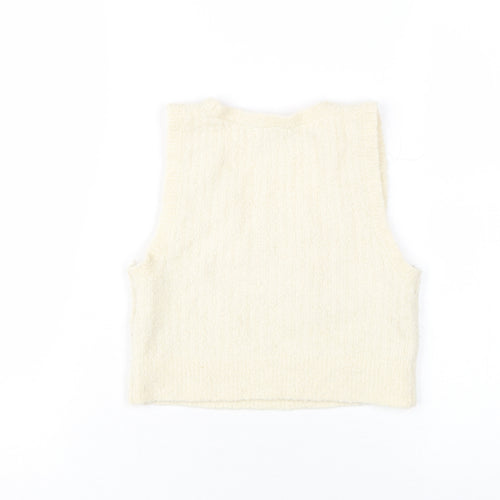 & Other Stories Women’s Ivory Wool Tank Top Small