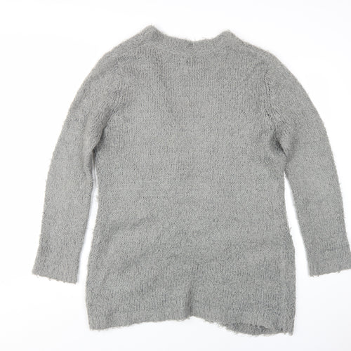 Brave Soul Women's Grey Cardigan Knit Long Sleeve Size 16