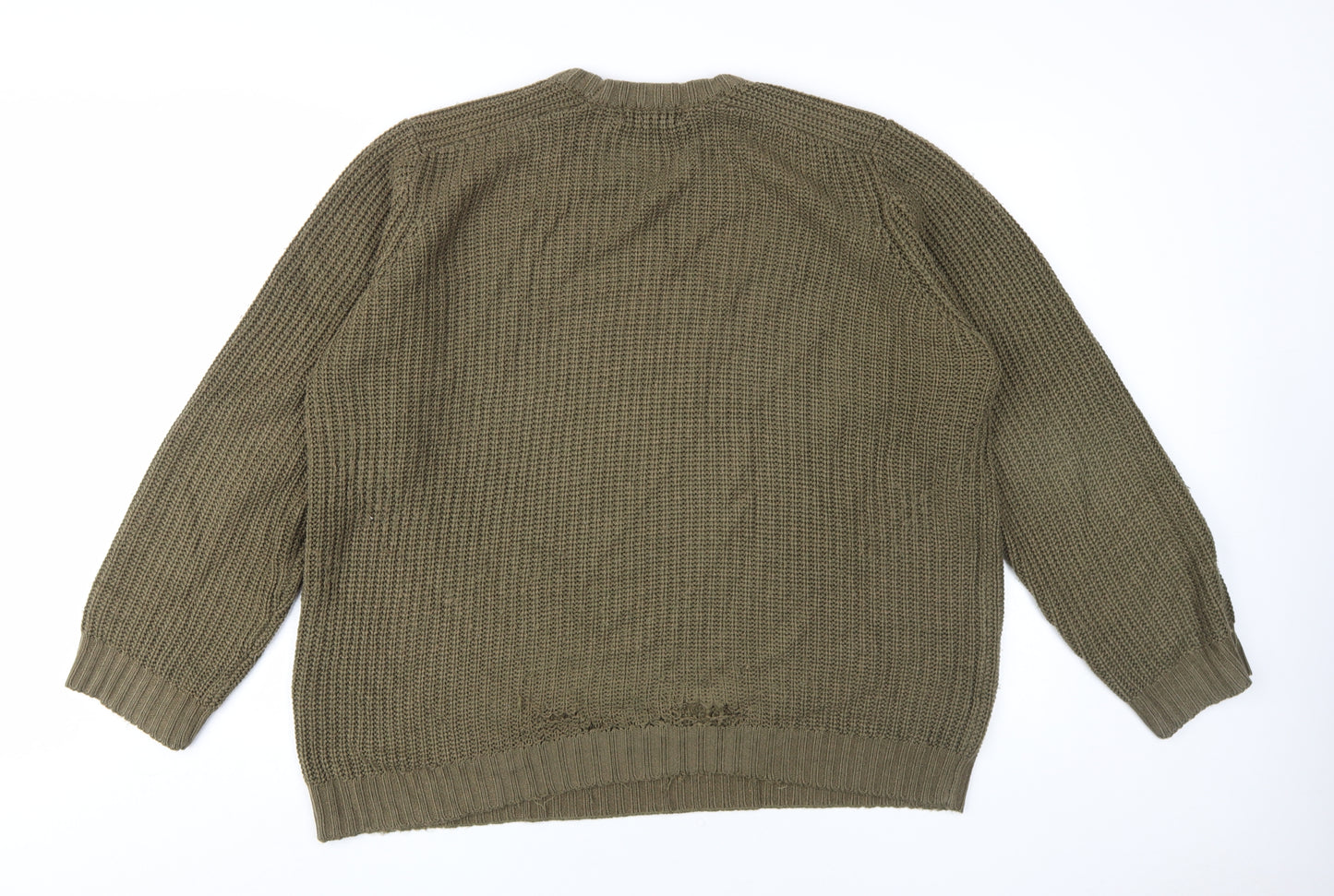 P.G. Field Men's Green Crew Neck Pullover Jumper XL