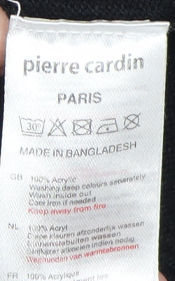 Pierre Cardin Men's Black Pullover Jumper Size L