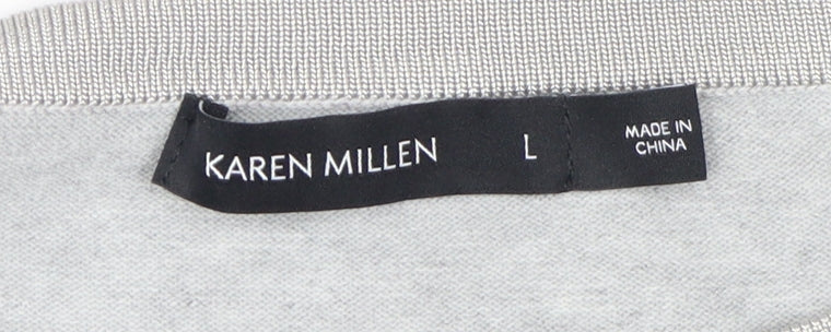 Karen Millen Women's Grey Pullover Jumper, Size L