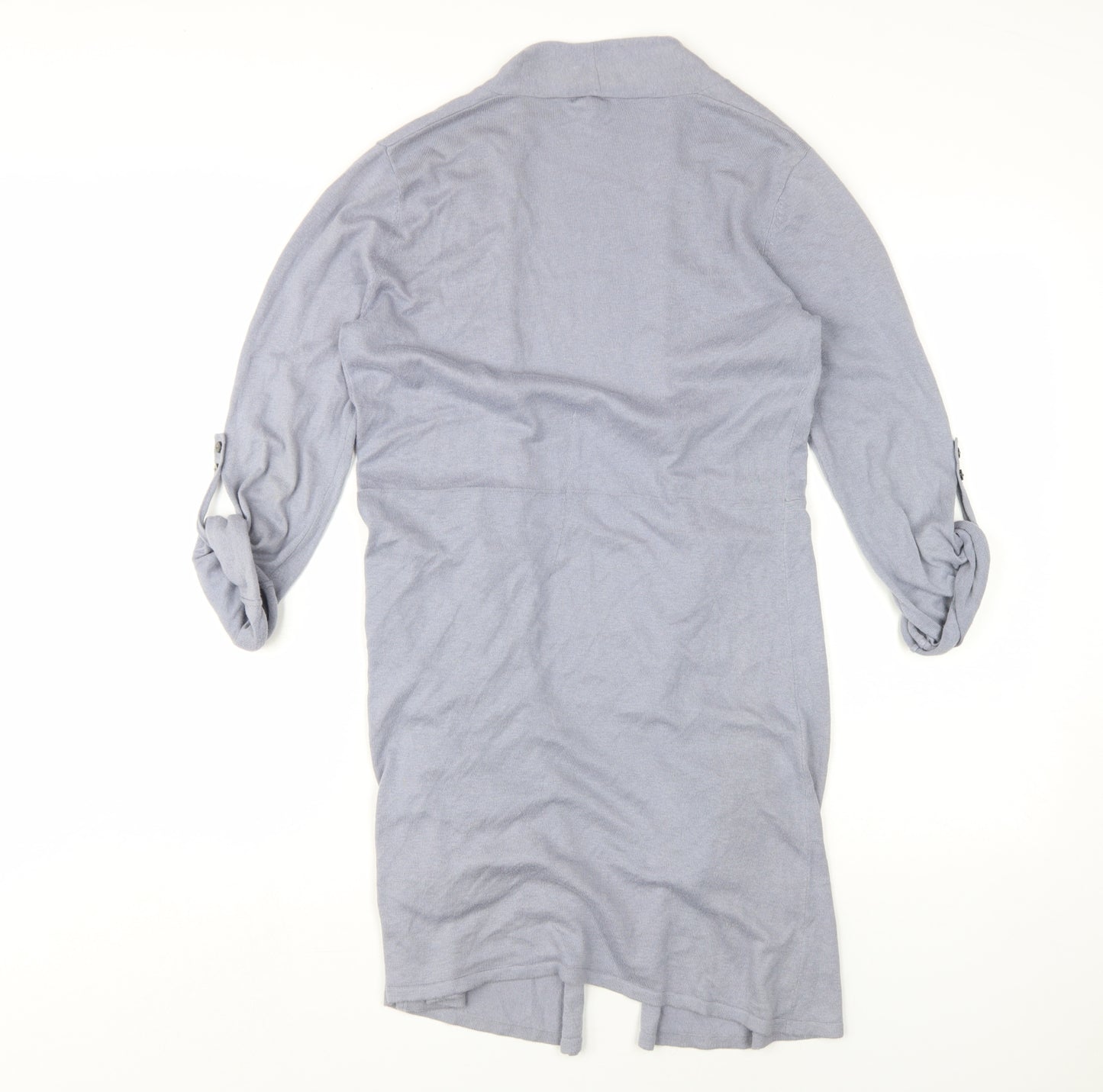 Nougat London Women's Grey Cardigan Size 2 Cotton Silk