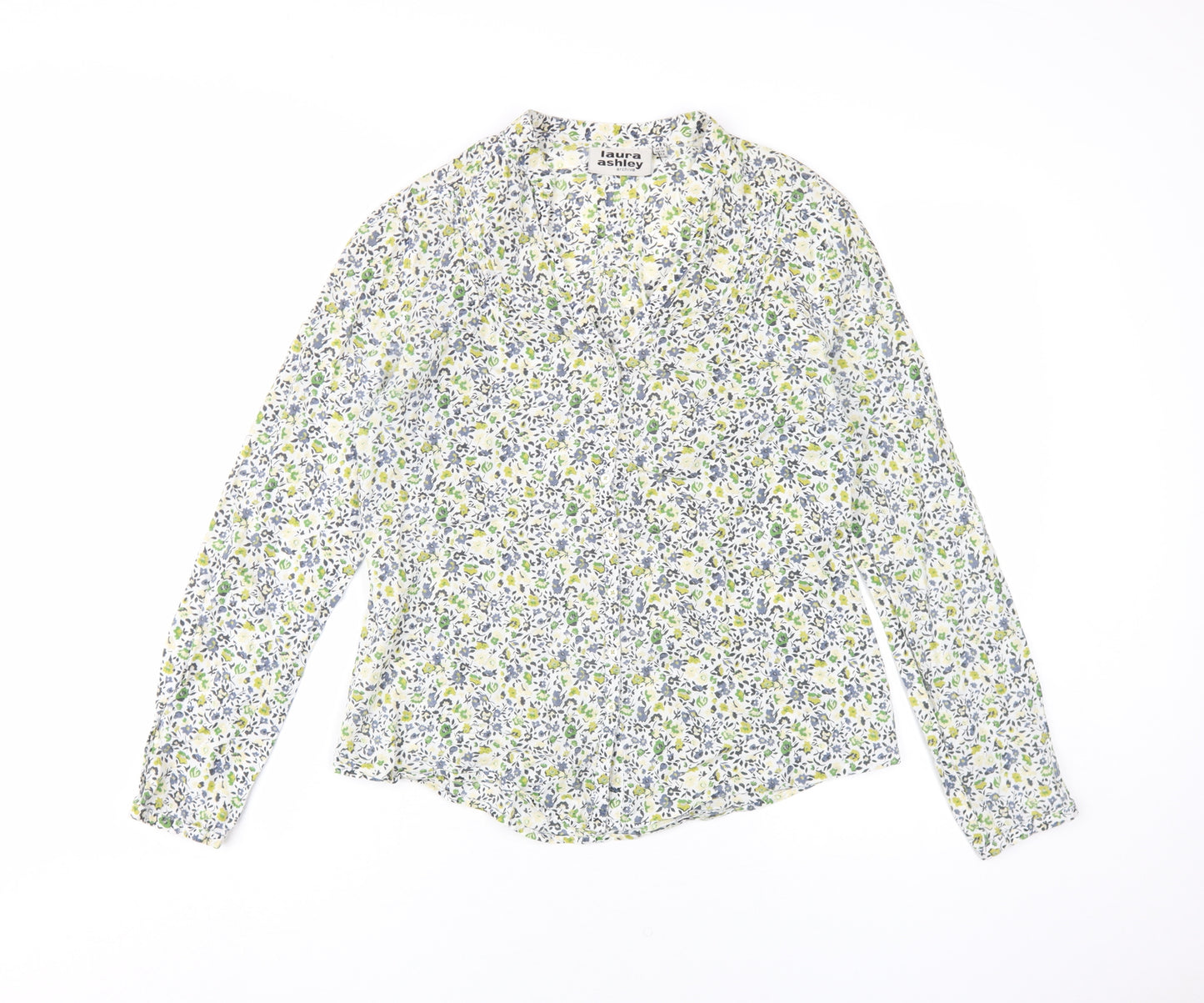 Laura Ashley Women's Floral Blouse Size 12 Multicoloured Tunic