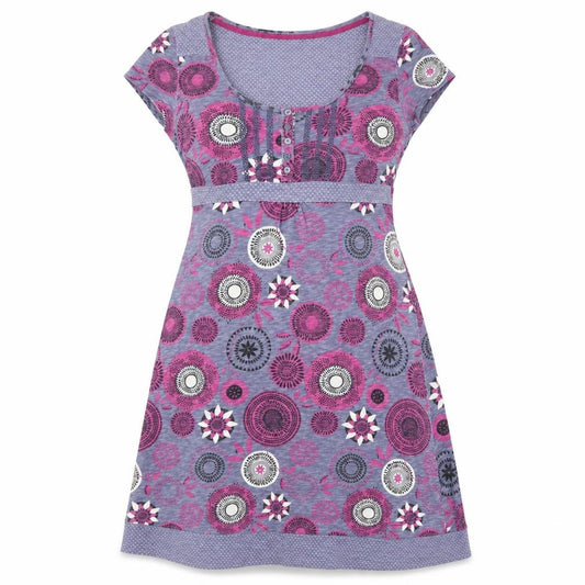 Front view of Faithful & True Maternity Floral A-Line Dress, size 10