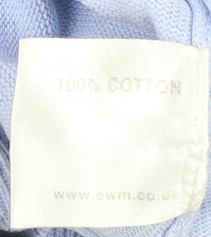 Isle Women’s Blue V-Neck Pullover Jumper M