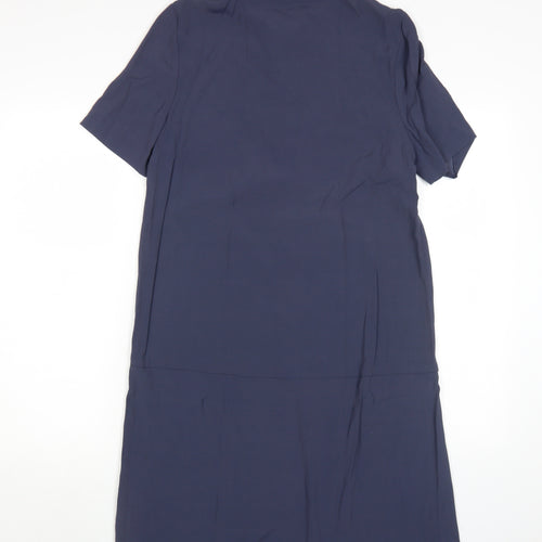 Marks and Spencer Women's Blue Knee Length Shirt Dress