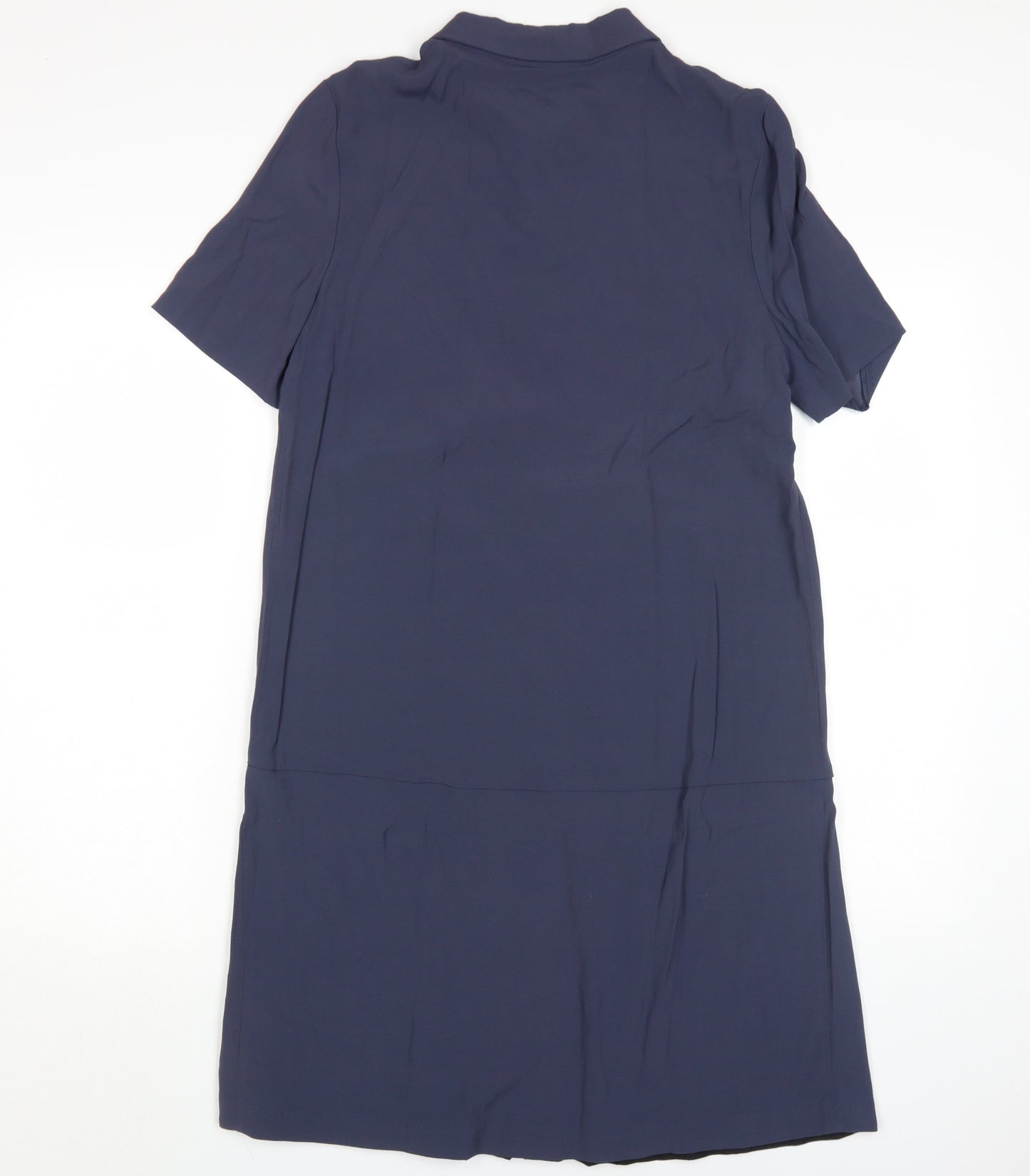 Marks and Spencer Women's Blue Knee Length Shirt Dress