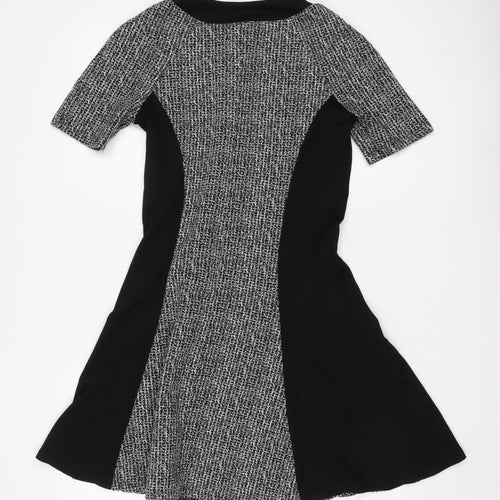 River Island Women's Black Fit & Flare Dress Size 8