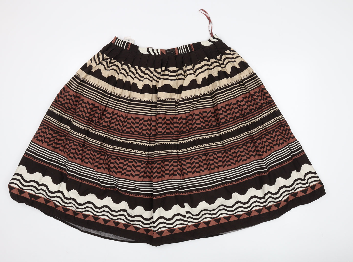 H&M Women’s Multicoloured Pleated Skirt Size 14