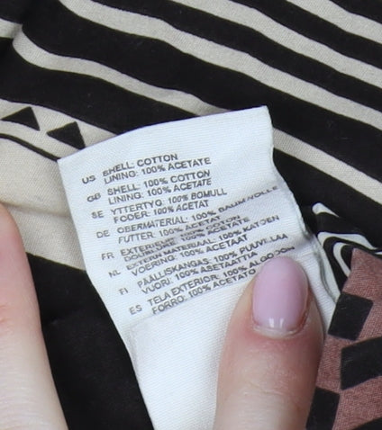 H&M Women’s Multicoloured Pleated Skirt Size 14