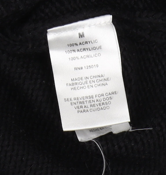 Joseph A Women's Black Fringe Pullover Jumper, M