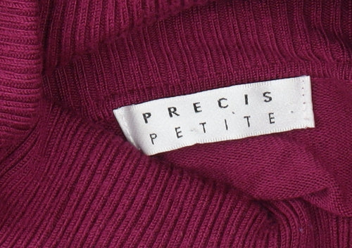 Precis Petite Women's Purple Roll Neck Jumper S